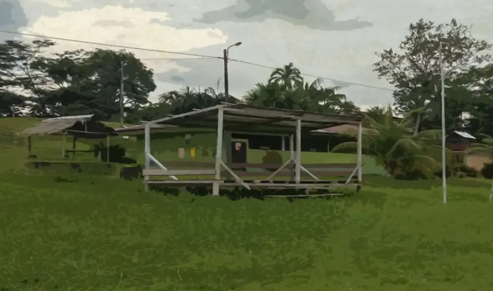 La imagen es parte del registro fotográfico de obras ejecutadas a través de narcobenefactorados. Foto: La República