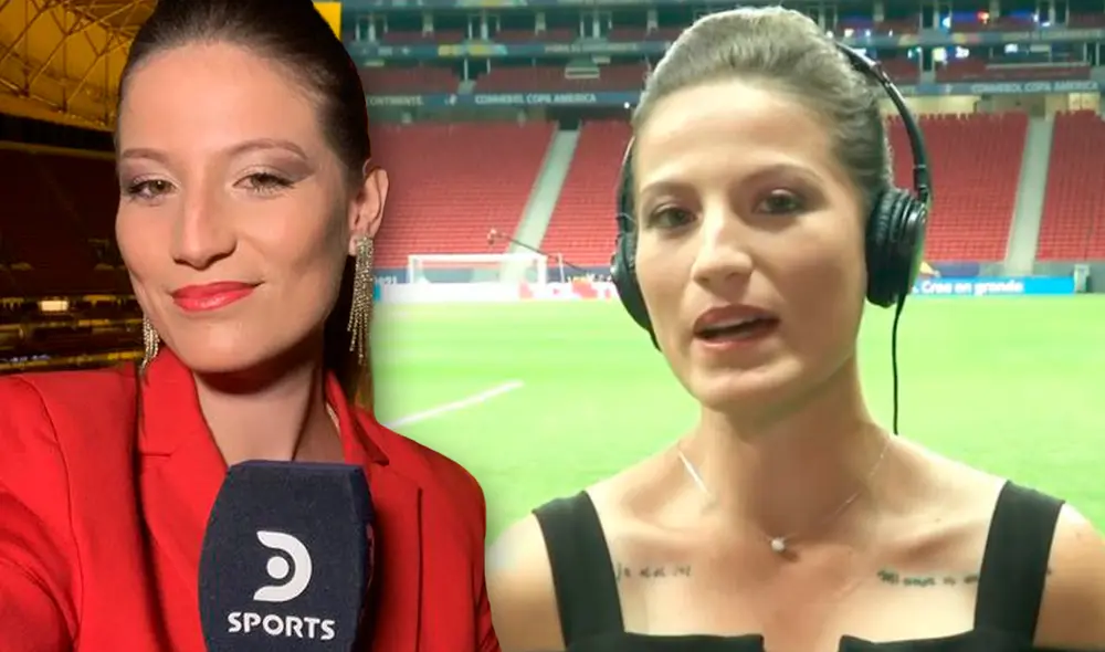 Camila Zapata es una periodista deportiva de 26 años, que, actualmente, trabaja en DirecTV Sports. Foto: composición GLR/Fabrizio
