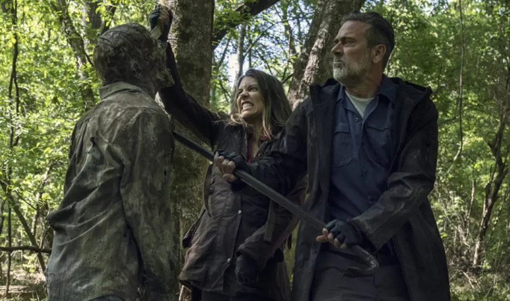 Lauren Cohan y Jeffrey Dean Morgan, actores de Maggie y Negan, protagonizarán "Isle of the dead", el cuarto spin-off de "The walking dead". Foto: AMC