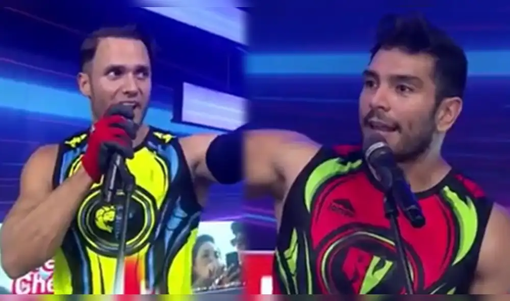 Durante la gresca de los chicos reality, las conductoras Johanna San Miguel y María Pía Copello intentaron calmar los ánimos. Foto: composición/captura América TV