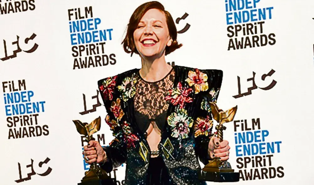 "Creo que expresar el amor es una de sus manifestaciones más hermosas”, dijo Maggie Gyllenhaal en su discurso. "Creo que expresar el amor es una de sus manifestaciones más hermosas”, dijo Maggie Gyllenhaal en su discurso.