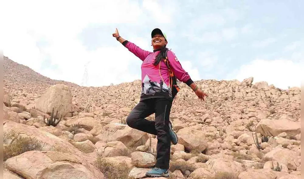 Sueña. Verinia ha ascendido  montañas en Perú y México. Foto: La República