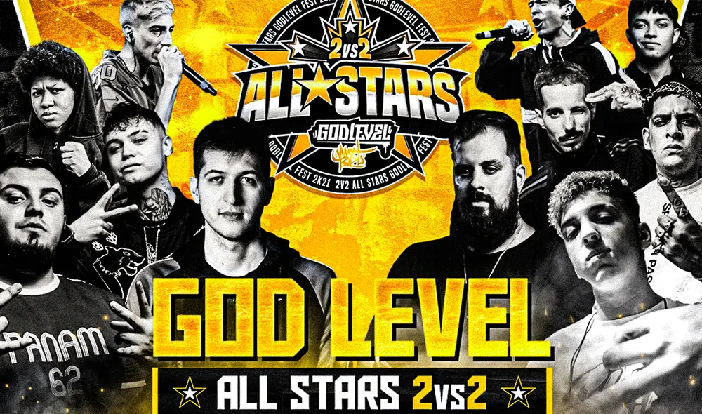 God Level 2vs2, evento internacional que reúne a los mejores freestylers del mundo. Foto: God Level