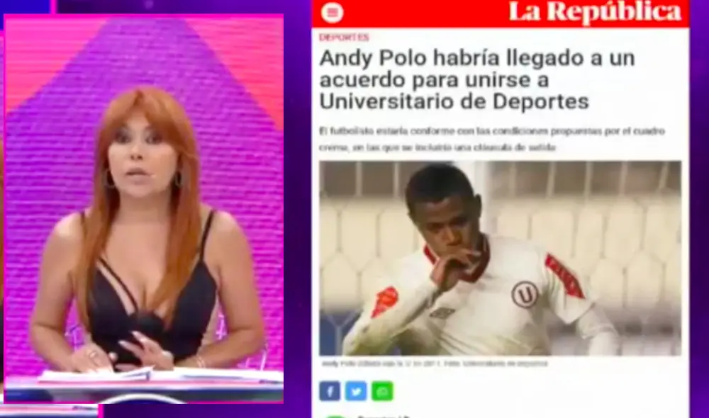 "Yo celebro que él venga, celebro que lo hayan contratado acá", dijo Magaly Medina. Foto: captura ATV