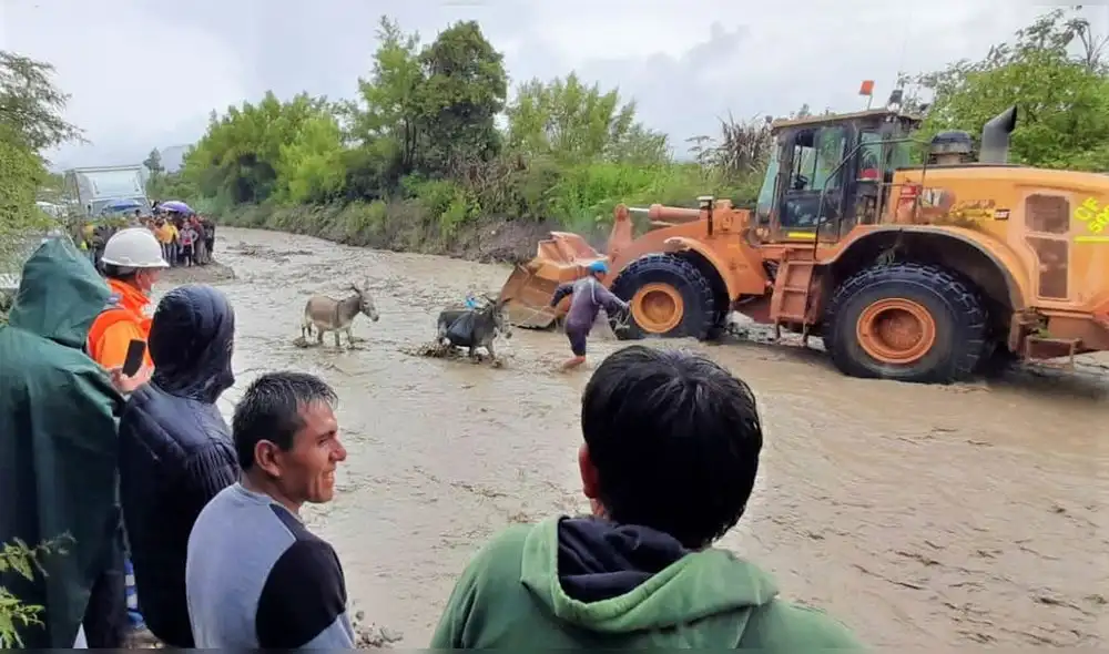 Varios kilómetros de vías de comunicación fueron afectadas por inundaciones. Foto: COER Cajamarca Varios kilómetros de vías de comunicación fueron afectadas por inundaciones. Foto: COER Cajamarca