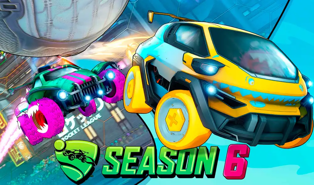 La temporada 6 de Rocket League tendrá temática de Nomster e inicia el 9 de marzo. Foto: Rocket League