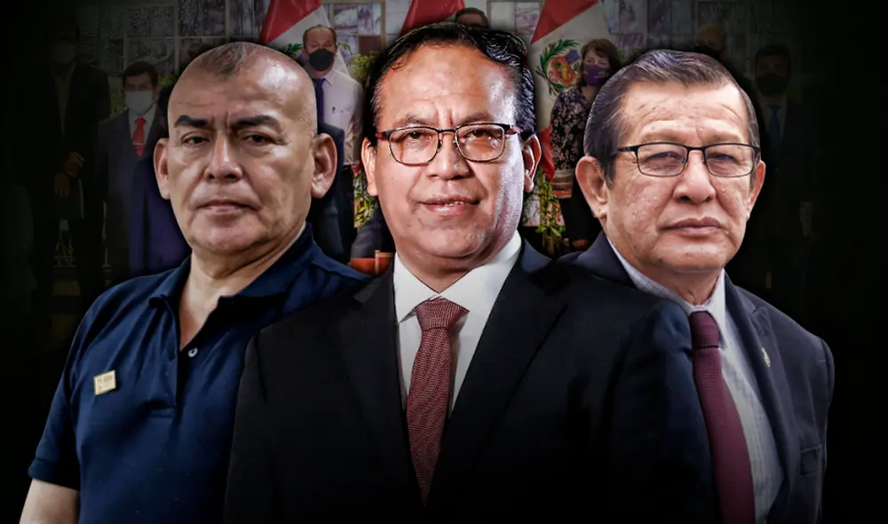 Arriola (Acción Popular), Sánchez (Juntos por el Perú) y Salhuana (Alianza para el Progreso) manifestaron su posición. Foto: composición Gerson Cardoso/La República
