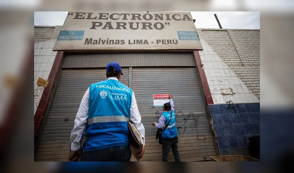 No contaba con certificado vigente de Inspección Técnica de Seguridad en Edificaciones. Foto: MML No contaba con certificado vigente de Inspección Técnica de Seguridad en Edificaciones. Foto: MML