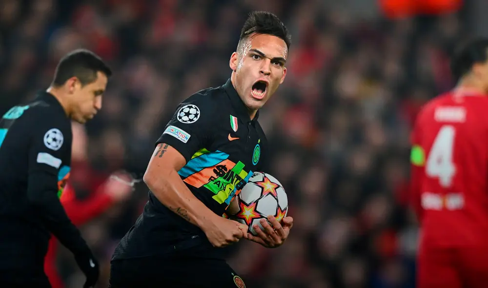 Lautaro Martínez anotó un golazo en la victoria del Inter sobre Liverpool. Foto: Inter