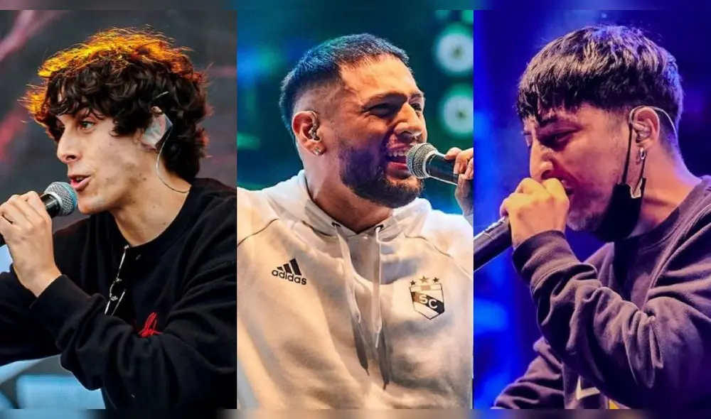 Jaze, Stick y Nekroos, referentes de la FMS Perú. Foto: composición La República / Urban Roosters