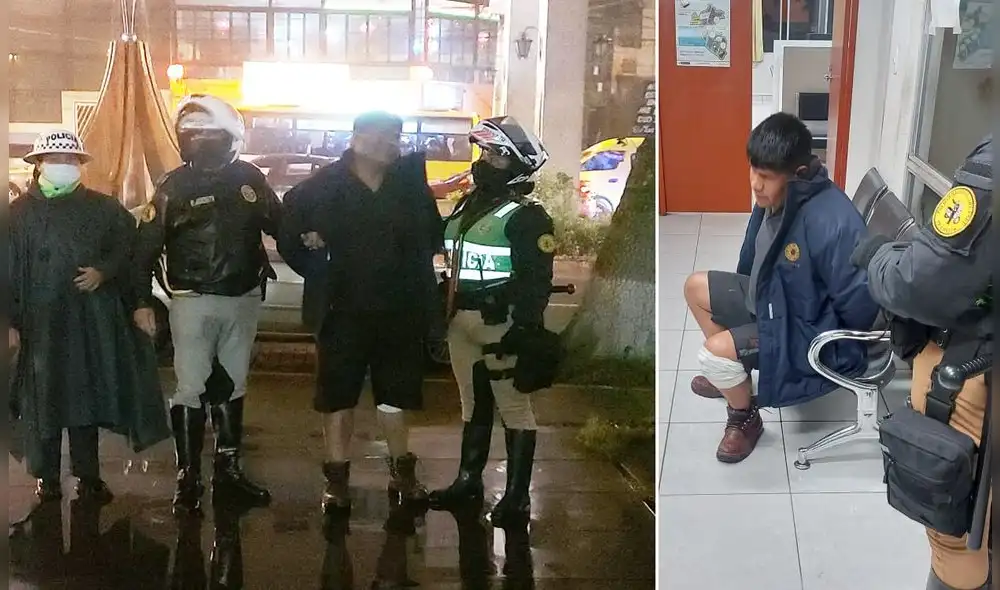 Conductor dio positivo en el dosaje etílico. Foto: PNP Conductor dio positivo en el dosaje etílico. Foto: PNP