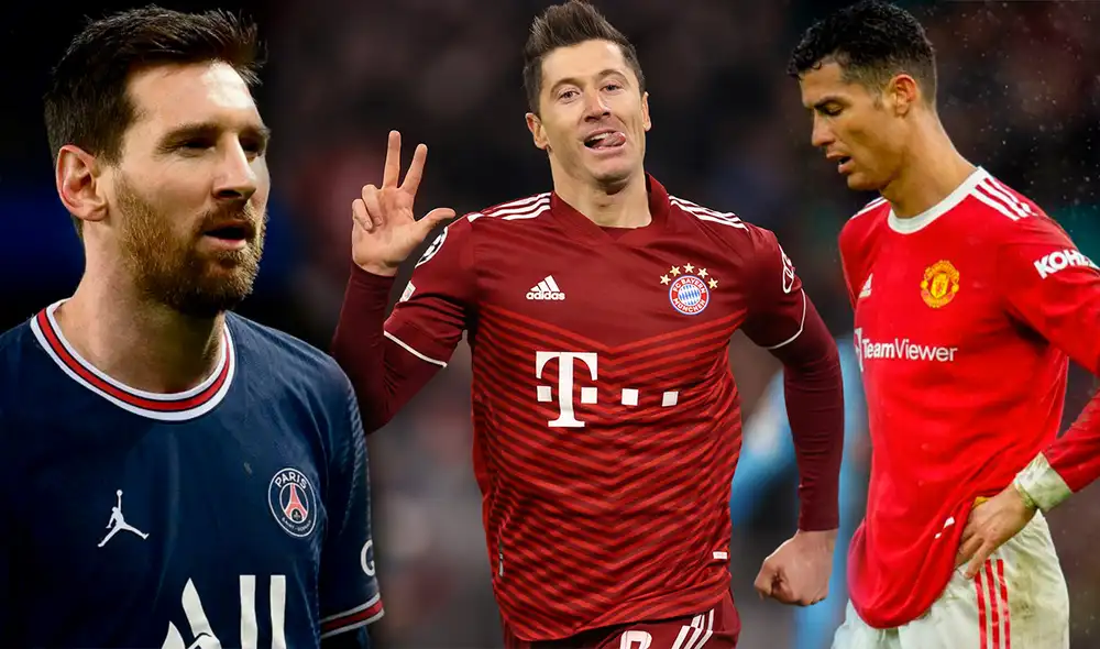 Robert Lewandowski no se cansa de inflar las redes. Foto: Composición de EFE/Bayern Munich/AFP. Robert Lewandowski no se cansa de inflar las redes. Foto: Composición de EFE/Bayern Munich/AFP.