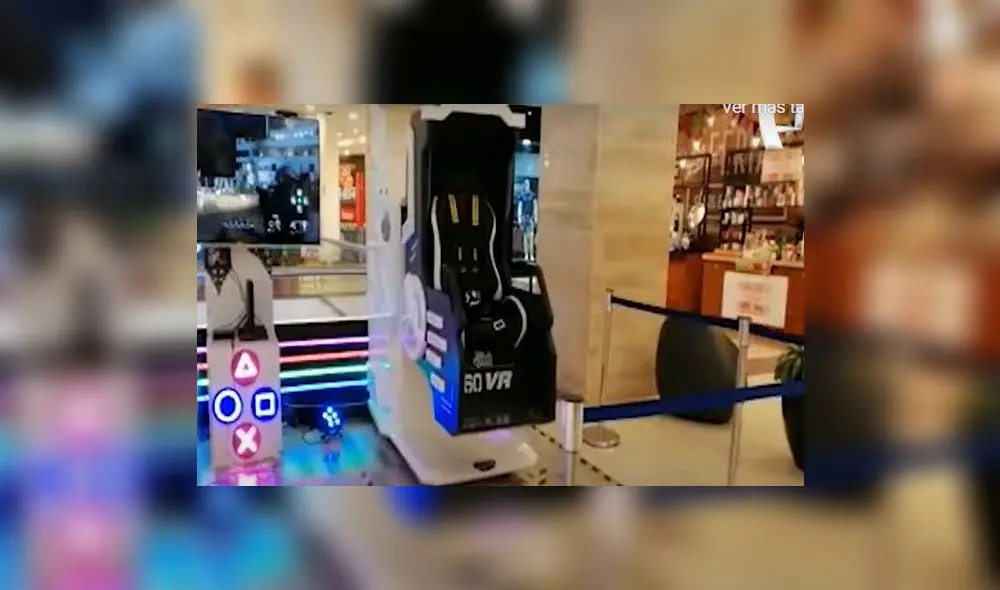 El centro comercial informó que su clienta quedo ilesa luego del incidente. Foto: captura / Panamericana Noticias. El centro comercial informó que su clienta quedo ilesa luego del incidente. Foto: captura / Panamericana Noticias.