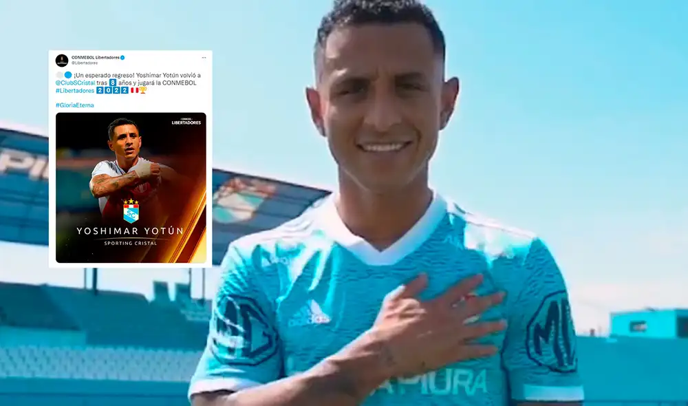 Yotún vuelve a Sporting Cristal después de 8 años en el extranjero. Foto: Club Sporting Cristal