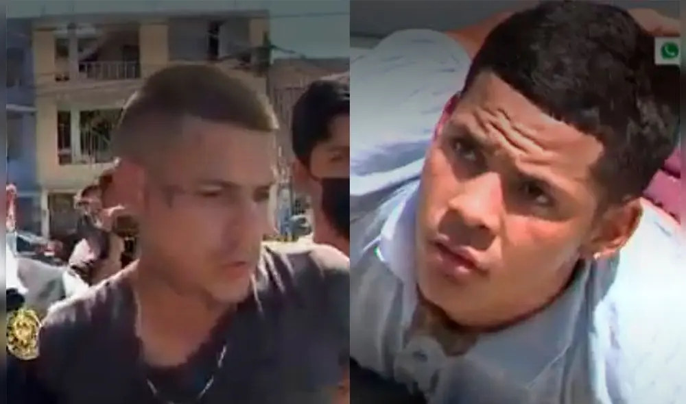 Los malhechores fueron identificados como José Manuel Ríos Suárez, de 25 años, y Carlos Javier Valencia, de 18 años. Foto: composición La República / capturas de América Noticias Los malhechores fueron identificados como José Manuel Ríos Suárez, de 25 años, y Carlos Javier Valencia, de 18 años. Foto: composición La República / capturas de América Noticias