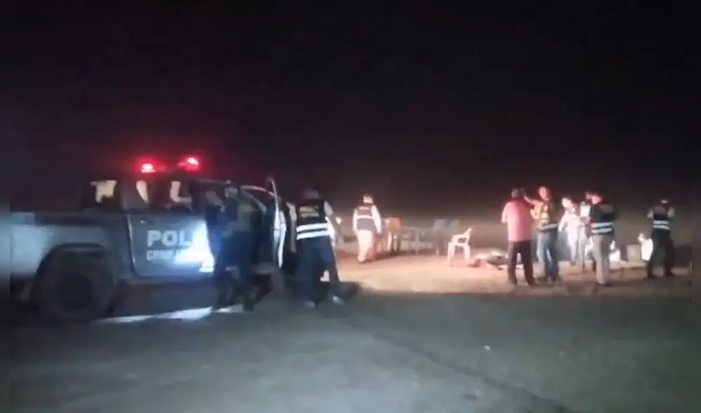 En horas de la noche se levantó el cuerpo del joven. Foto: captura video Sol Tv