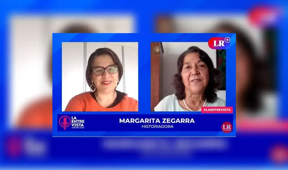 Margarita Zegarra, historiadora. Foto: captura/LR+ Margarita Zegarra, historiadora. Foto: captura/LR+