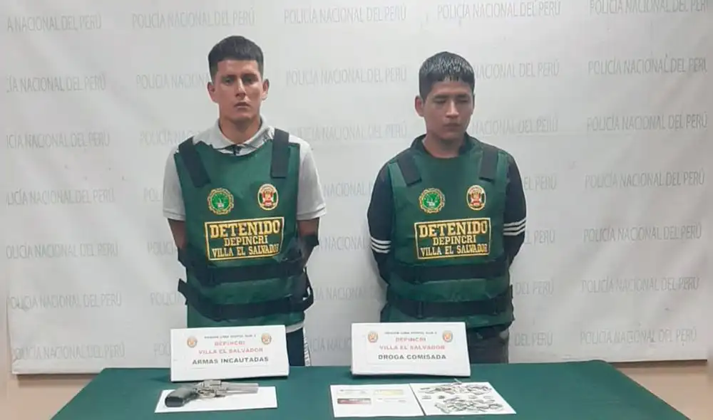 Ambos delinucentes reconocieron haber participado en este hecho delictivo. Foto: PNP.