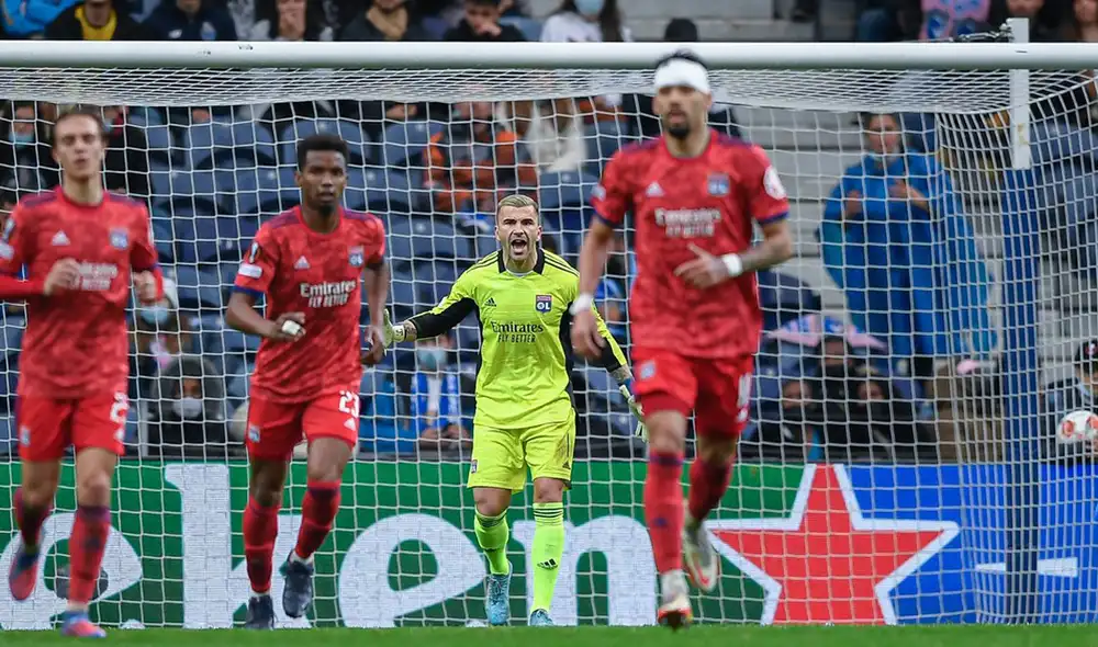 Lyon jugará ante Porto el partido de vuelta el próximo jueves 17 de marzo en Francia. Foto: @OL/Twitter