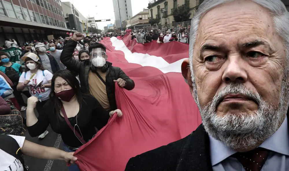 Montoya presentó ayer una segunda moción de vacancia presidencial contra Pedro Castillo. Foto: Composición LR