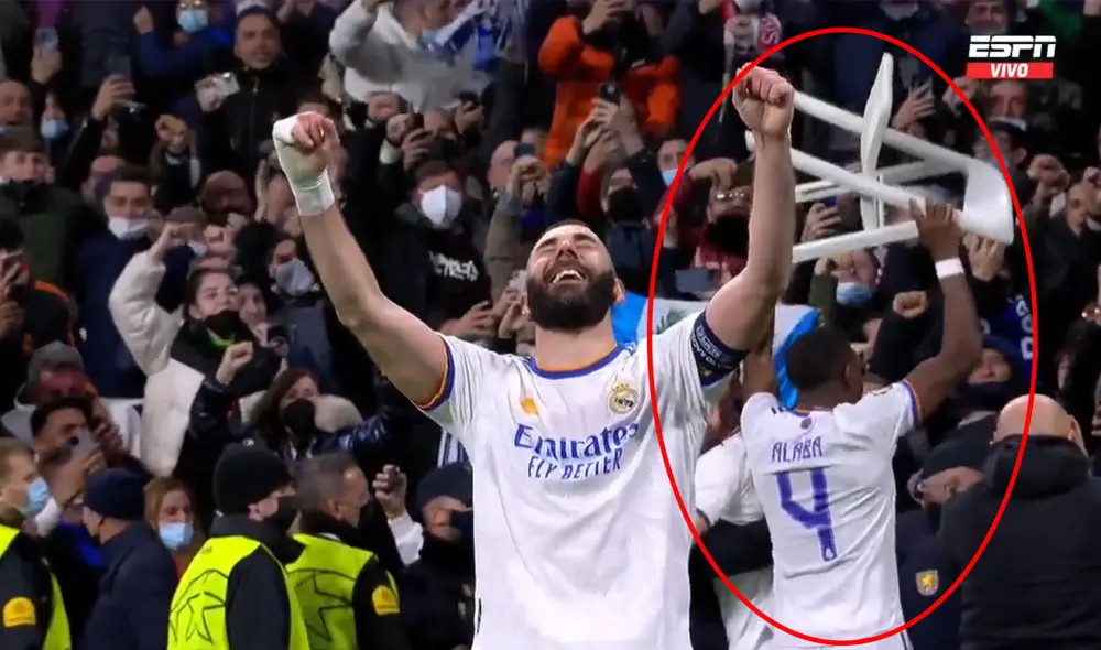 Real Madrid vs. PSG se juega por la Champions League. Foto: captura ESPN Real Madrid vs. PSG se juega por la Champions League. Foto: captura ESPN