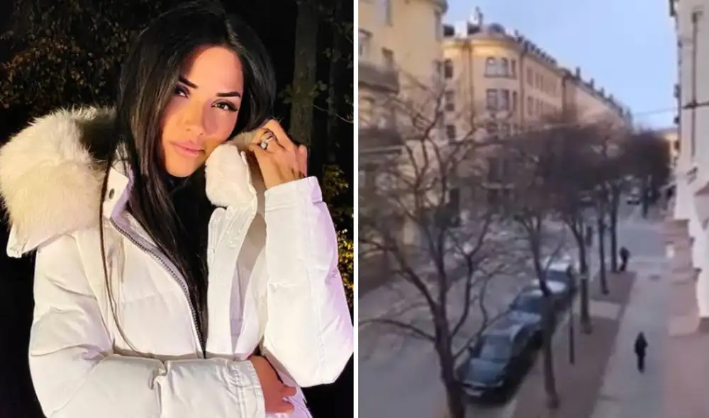 La modelo peruana compartió un video donde muestra cómo fue el simulacro. Foto: Fiorella Alzamora / Instagram