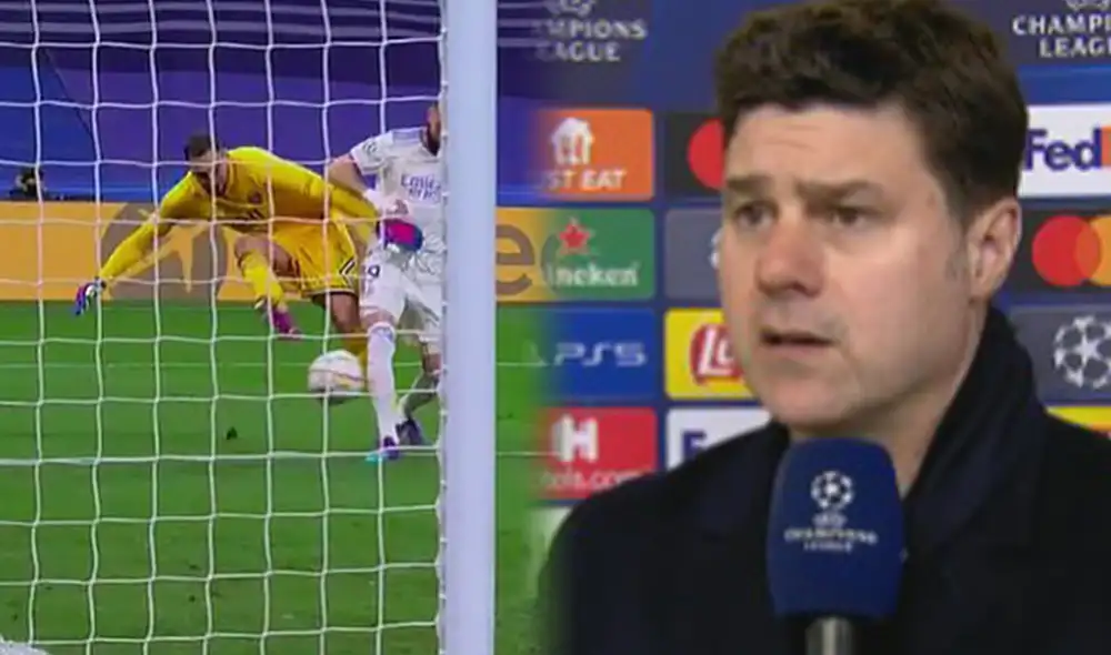 Real Madrid eliminó al PSG de la Champions League con un triplete de Karim Benzema. Foto: composición/captura ESPN Real Madrid eliminó al PSG de la Champions League con un triplete de Karim Benzema. Foto: composición/captura ESPN