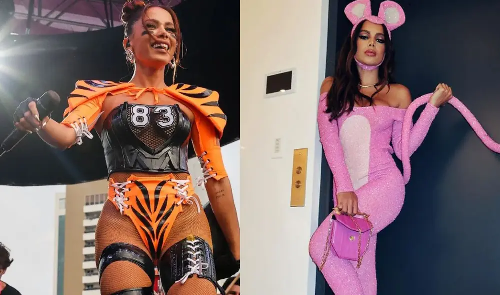 Anitta tuvo un romance pasajero con el cantante Maluma. Foto: composición / LR