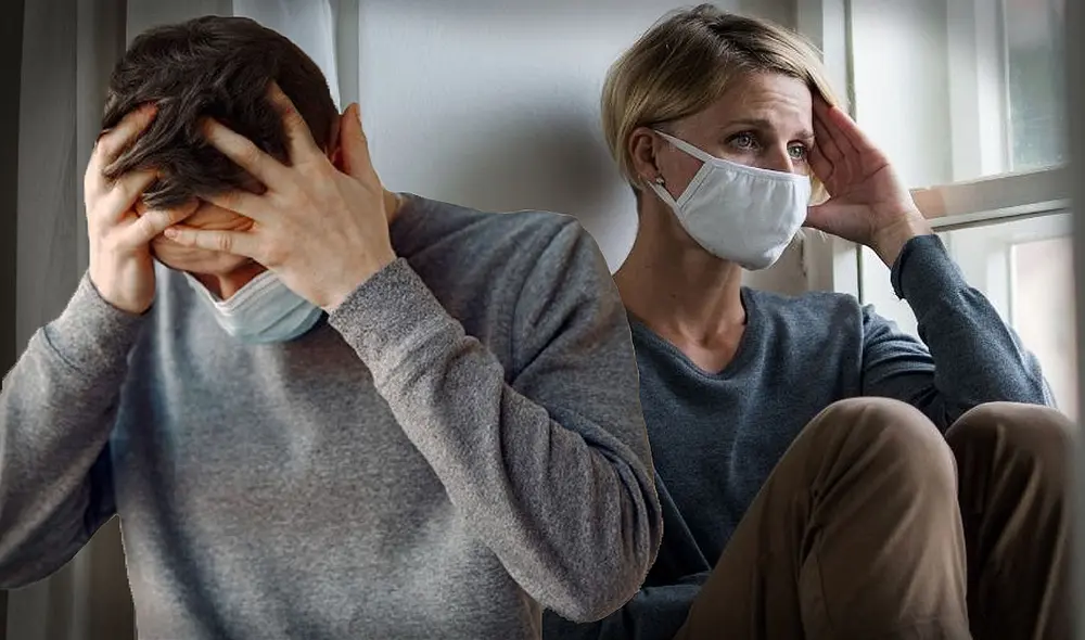 La OMS informó que los niveles de ansiedad y depresión aumentaron en más del 25% durante la pandemia en todo el mundo. Foto: composición La República