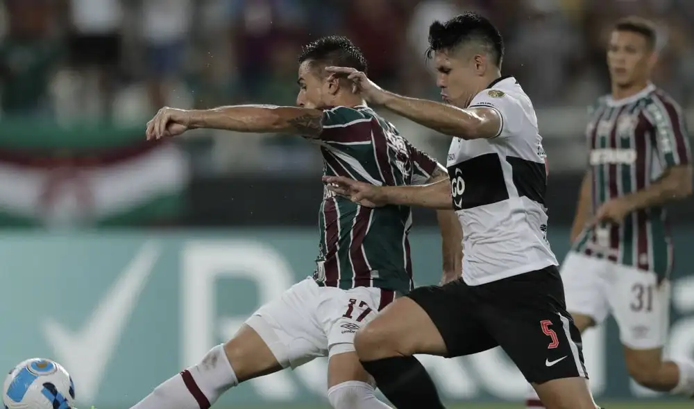 Olimpia y Fluminense se enfrentan por la Copa Libertadores 2022. Foto: Conmebol