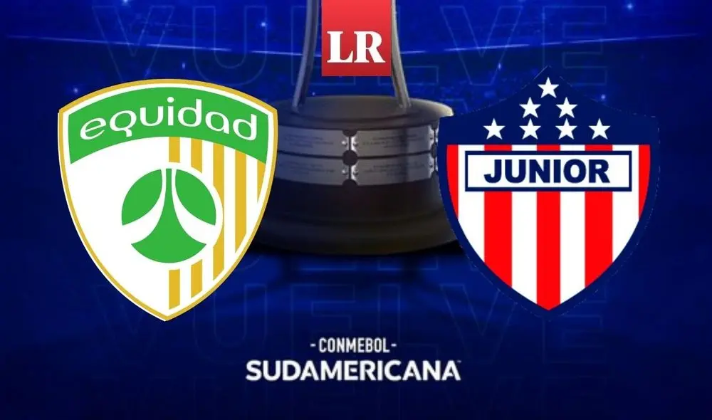 Deportivo La Equidad y Junior se enfrentan por la fase previa de la Copa Sudamericana. Foto: Composición LR.