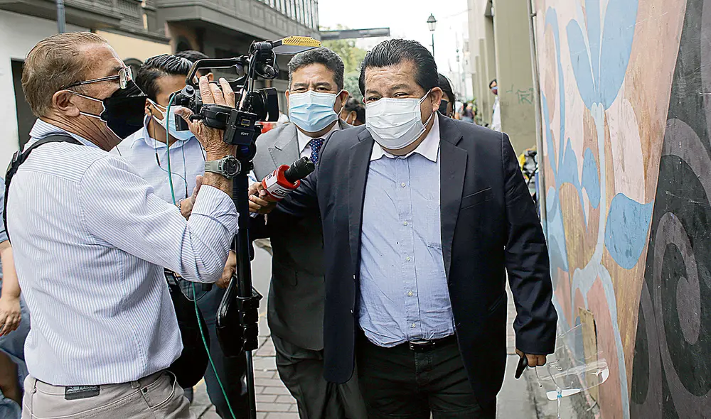 Enlace. Pacheco trabajó para la empresa de Villaverde, y luego este lo visitó en Palacio. Foto: Antonio Melgarejo/ La República