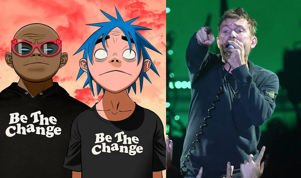 Conoce las fechas de los conciertos de Gorillaz en los países sudamericanos. Foto: composición/Instagram/AFP