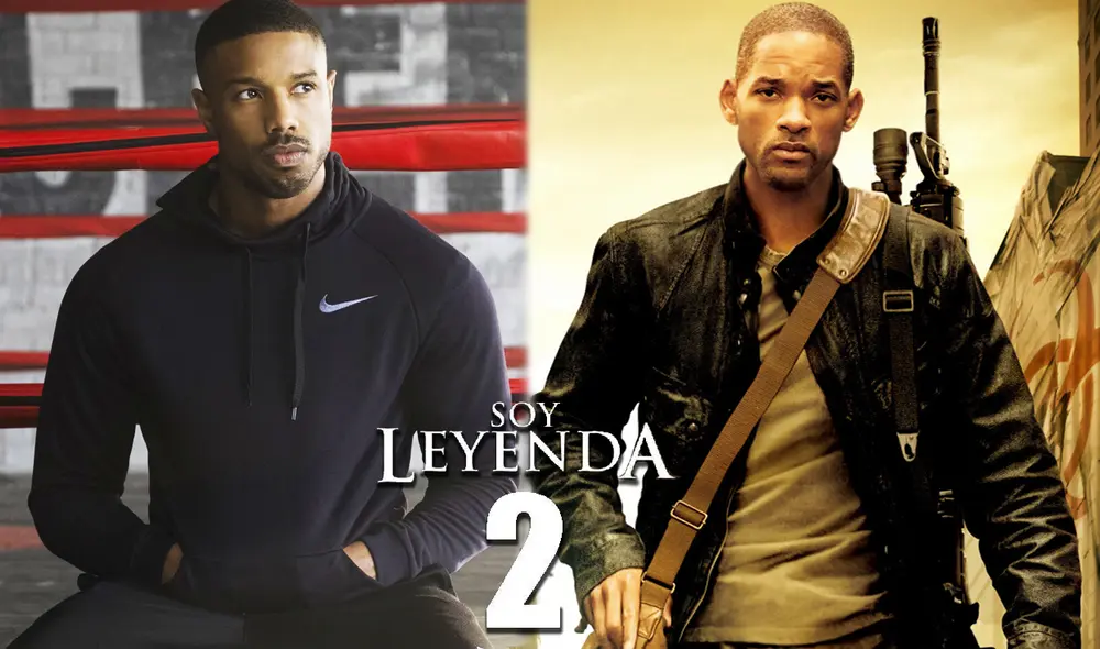 Michael B. Jordan y Will Smith coprotagonizarán Soy leyenda 2. Foto: composición / Warner