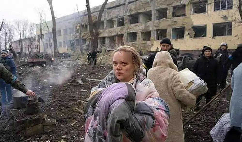 La Casa Blanca fustigó por su lado el uso “bárbaro” de la fuerza contra civiles. Foto: Embajada de Ucrania en el Reino Unido / Twitter