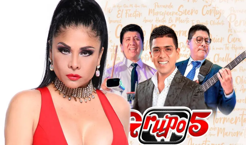 Yolanda Medina explicó que ahora el integrante que la trató mal ya no pertenece a la agrupación. Foto: Yolanda Medina/Facebook, Grupo 5/Facebook