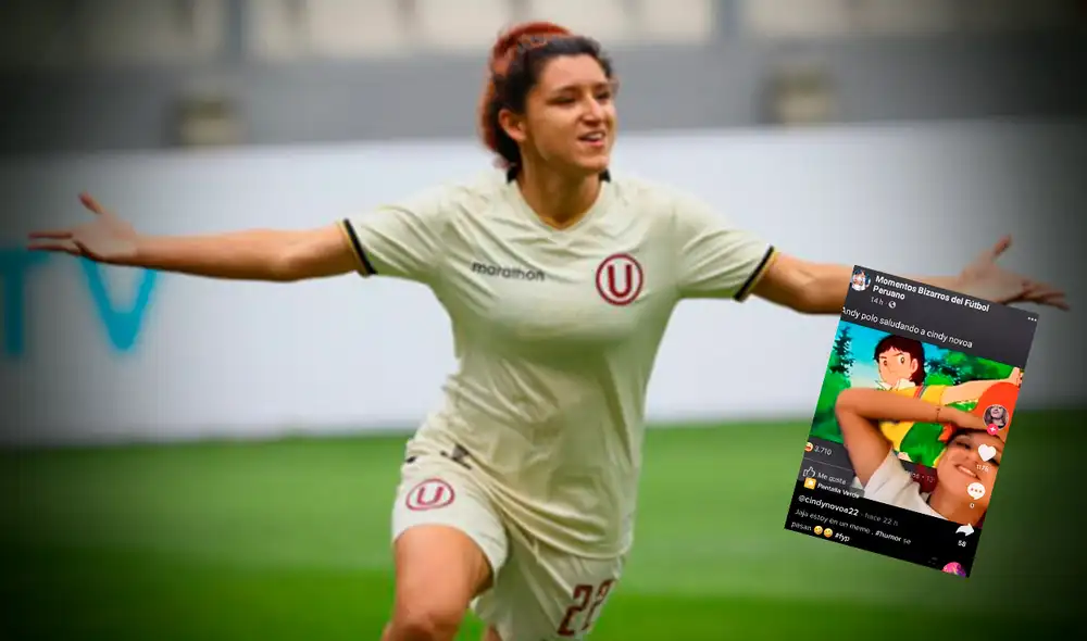 Cindy Novoa es una futbolista muy reconocida en el plano local. Foto: composición/ Líbero/ captura