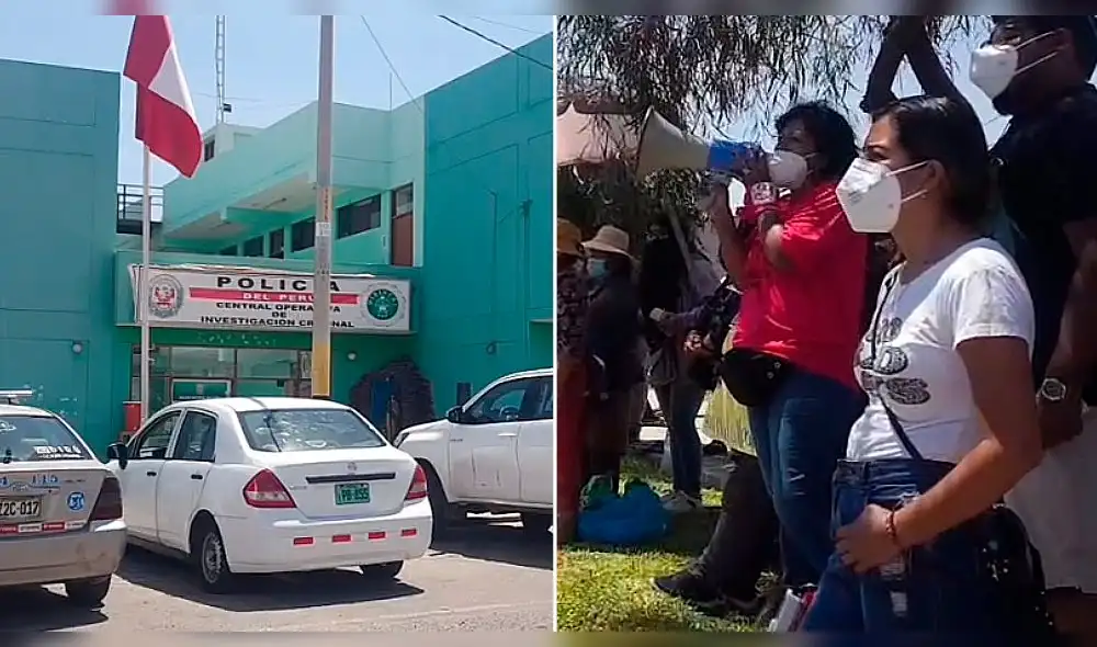 Marco Antonio Fernández Carrillo fue intervenido por la Policía luego de ser denunciado por los parientes del menor. Foto: composición LR/captura de video Liz Ferrer-LR