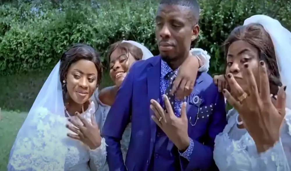 La boda ha llamado la atención tras la publicación de la historia. Foto: captura de Afrimax English/YouTube La boda ha llamado la atención tras la publicación de la historia. Foto: captura de Afrimax English/YouTube