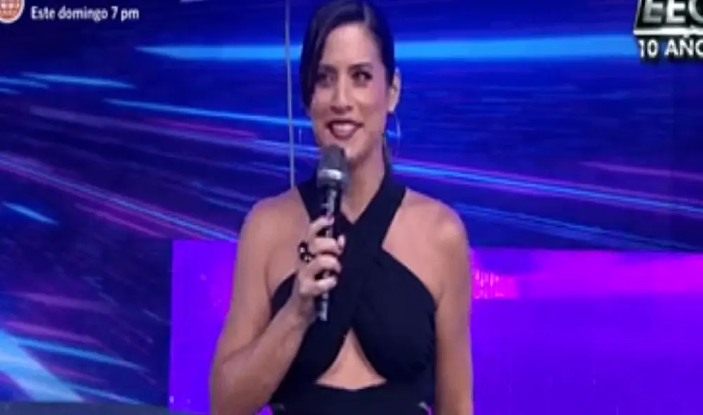 La conductora defiende al máximo a su equipo. Foto: Screenshot de Esto es guerra