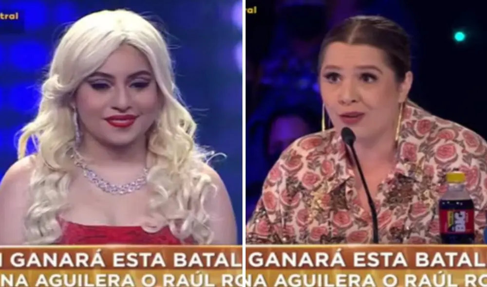 Nadja Quintanilla imitadora de Christina Aguilera se convirtió en la nueva consagrada del programa. Foto: captura de Latina Nadja Quintanilla imitadora de Christina Aguilera se convirtió en la nueva consagrada del programa. Foto: captura de Latina