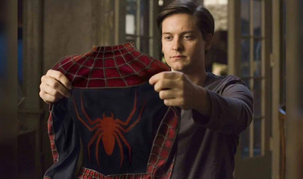El traje de Tobey Maguire sufrió un cambio en "Spiderman: no way home". Foto: Sony Pictures El traje de Tobey Maguire sufrió un cambio en "Spiderman: no way home". Foto: Sony Pictures