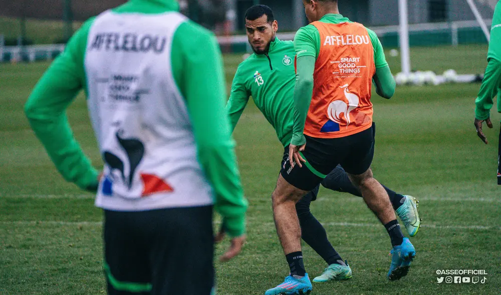 Miguel Trauco jugó por última vez con el Saint-Éttiene el 2 de enero por la Copa Francia. Foto: @ASSEofficiel