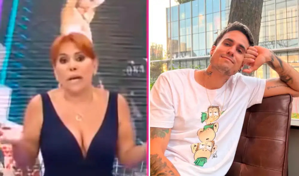 Magaly Medina comentó las diferentes actividades en las que ha incursionado Gino Assereto. Foto: composición Gino Assereto/Instagram, captura ATV.