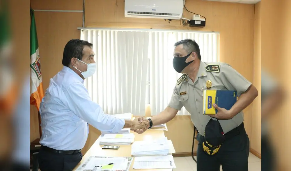 Autoridades realizan gestiones para brindar mayor seguridad a la provincia. Foto: Municipalidad Chulucanas Autoridades realizan gestiones para brindar mayor seguridad a la provincia. Foto: Municipalidad Chulucanas