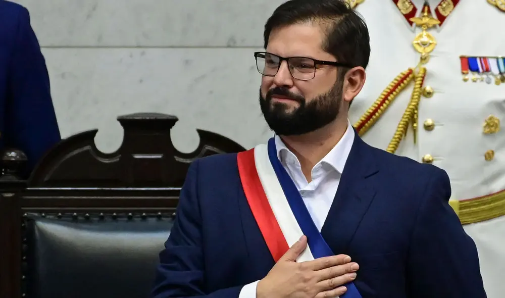 El izquierdista Gabriel Boric asumió este viernes la Presidencia de Chile para el periodo 2022-2026. Foto: AFP
