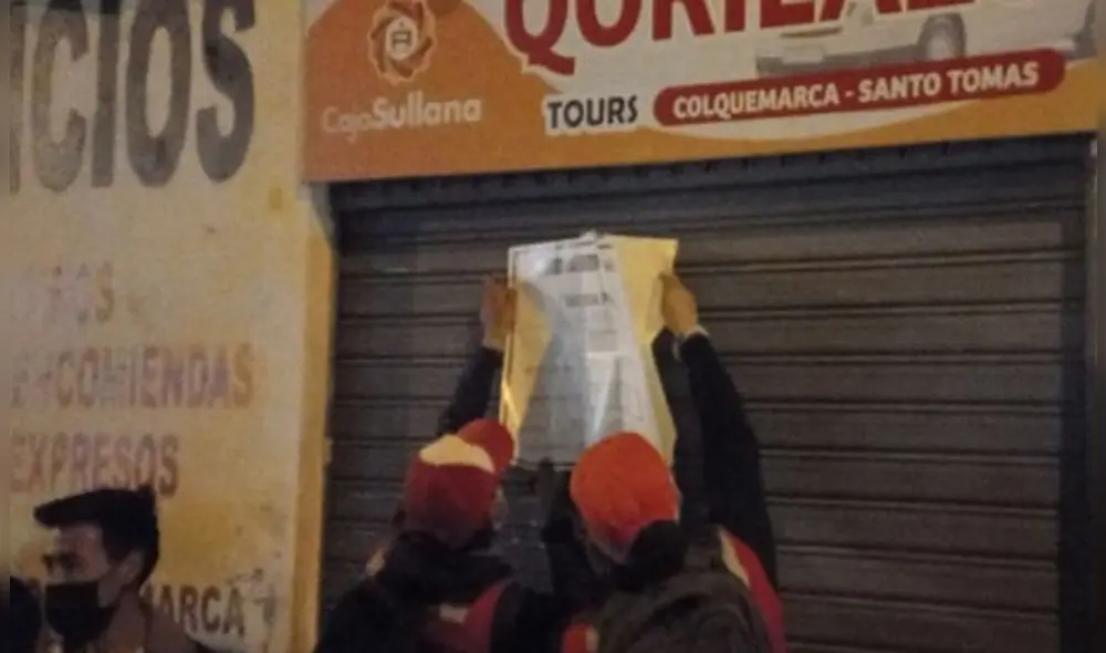 Local ofrecía el servicio transporte de manera informal. Foto: Sutrán Local ofrecía el servicio transporte de manera informal. Foto: Sutrán