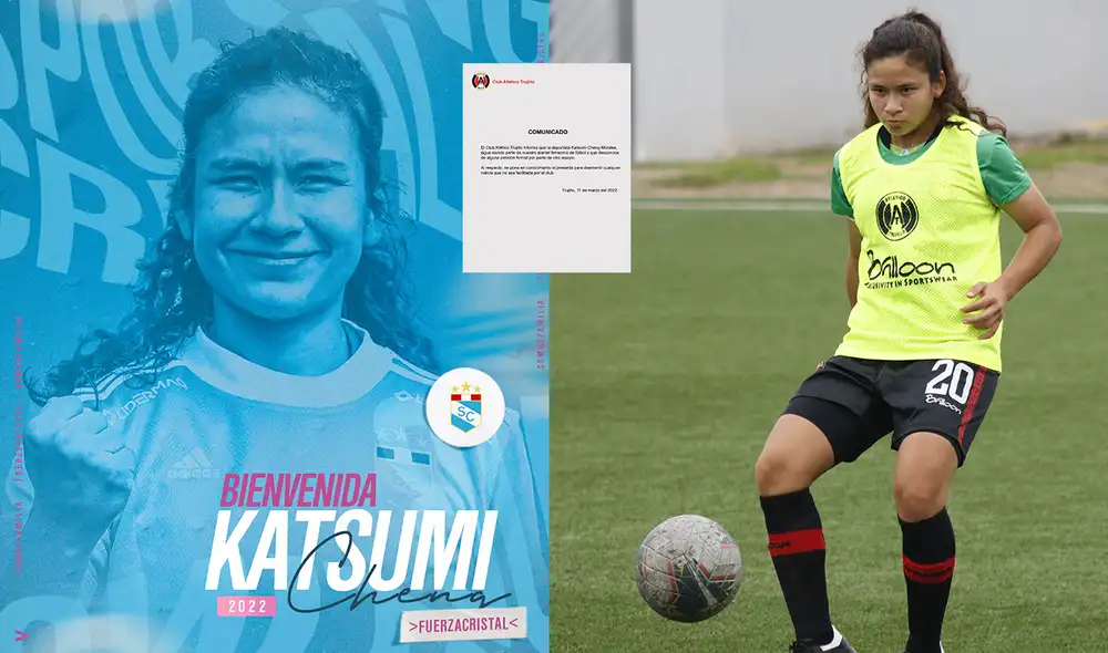 Katsumi Cheng también ha jugado partidos con la selección peruana. Foto: composición/ LFP/ Sporting Cristal/ Atlético Trujillo Katsumi Cheng también ha jugado partidos con la selección peruana. Foto: composición/ LFP/ Sporting Cristal/ Atlético Trujillo