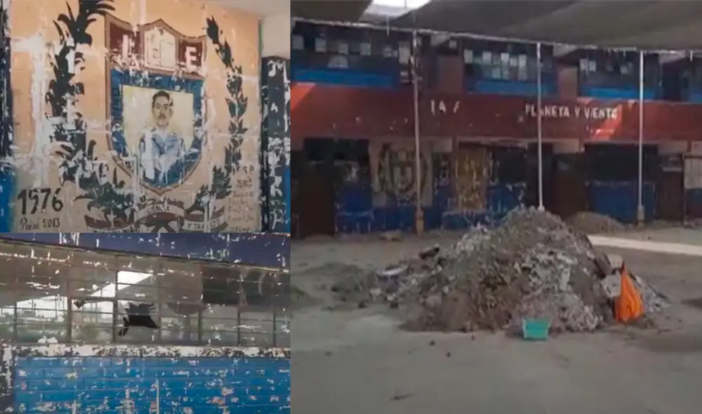 Todo el primer bimestre los alumnos tendrán clases virtuales debido a la condición del colegio. Foto: composición LR / captura RPP