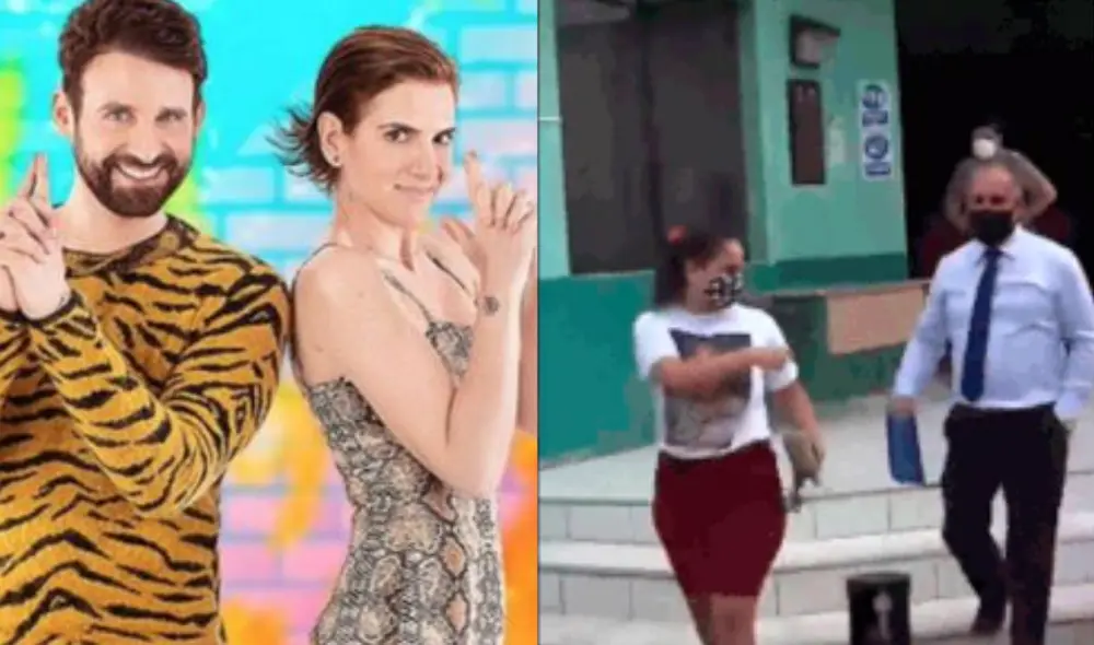 Los conductores de "Amor y fuego" afirmaron que la 'Ojiverde' estaría siendo mal asesorada por sus abogados. Foto: Willax TV. Los conductores de "Amor y fuego" afirmaron que la 'Ojiverde' estaría siendo mal asesorada por sus abogados. Foto: Willax TV.